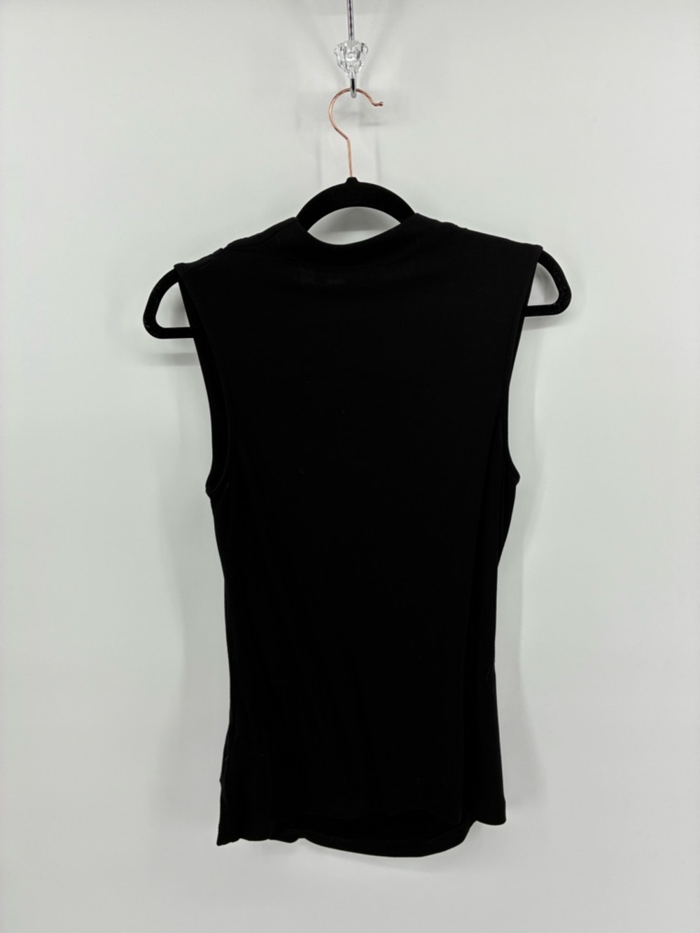 Sleeveless Black Cowl Neck Top - Picture 5 of 8